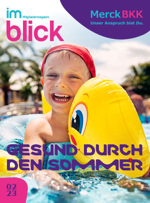 Merck BKK Kundenmagazin im blick cover