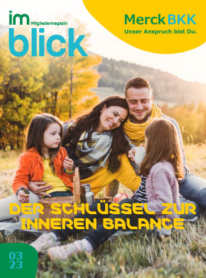 Merck BKK Kundenmagazin im blick cover